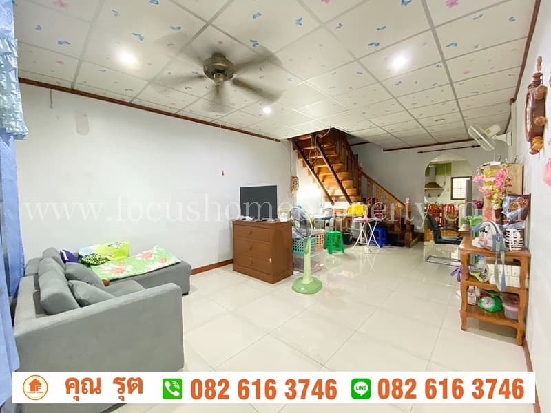 ขาย ทาวน์เฮาส์ หมู่บ้านอยู่เจริญ ซอยรังสิต-นครนายก 51 คลอง2
